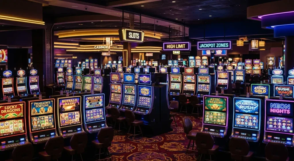 Prestige Casino game library overview with slot selection, RTP analysis and provider network for UK players