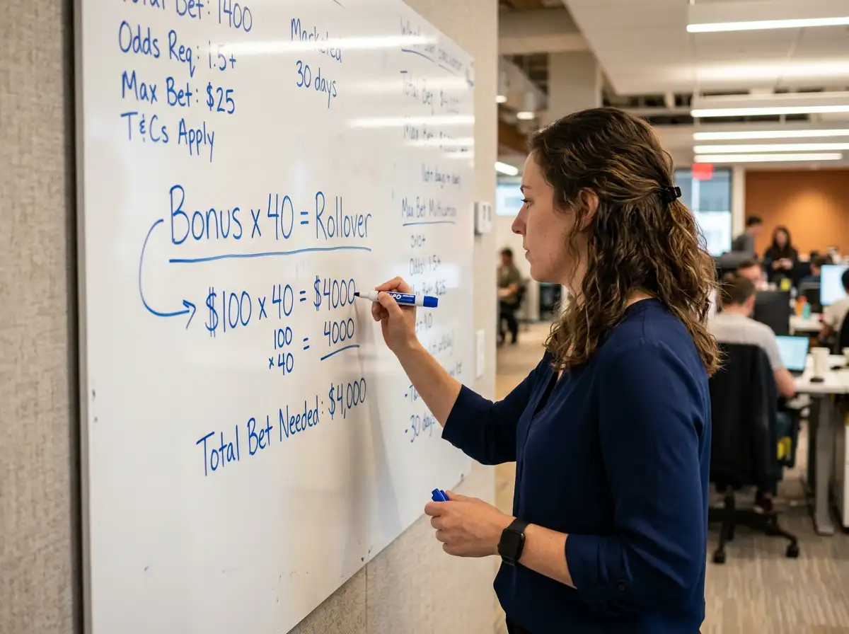 How the 40x wagering multiplier applies to bonus funds